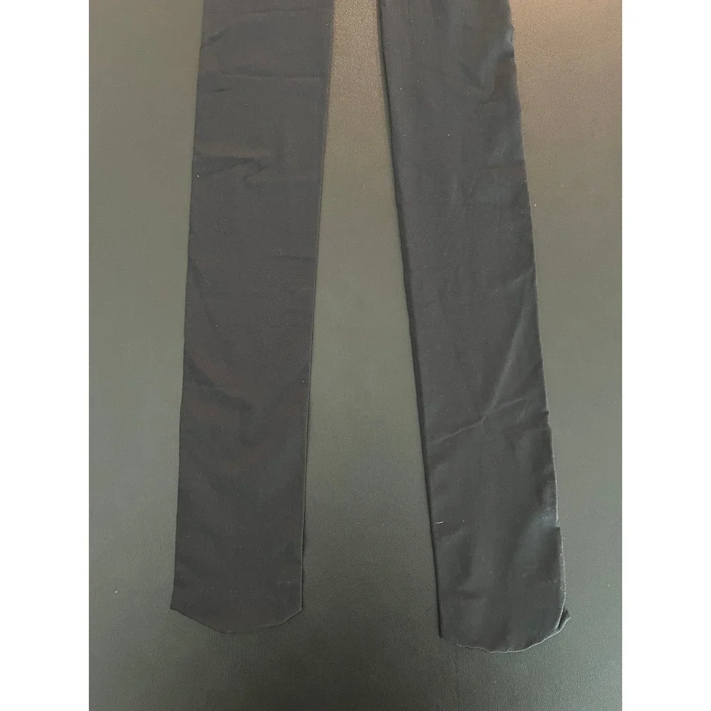 Black High Waisted Tights Hosiery Size 4 (1141)